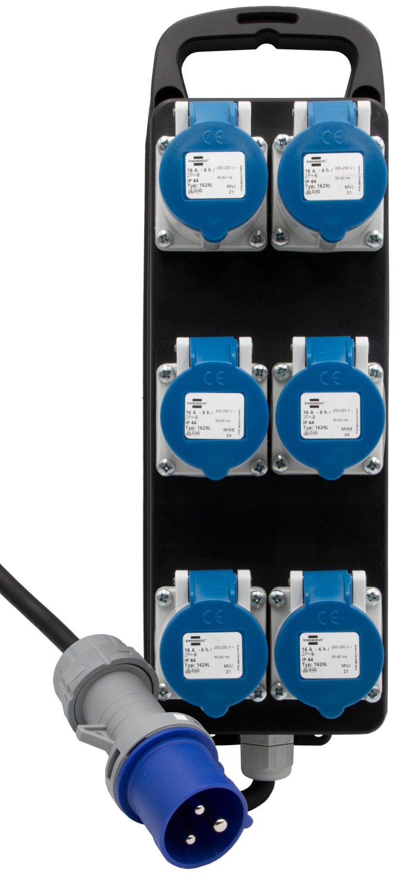 Produktbild von Brennenstuhl Tragbarer Stromverteiler BSV 4 (2 M Kabel, 1x