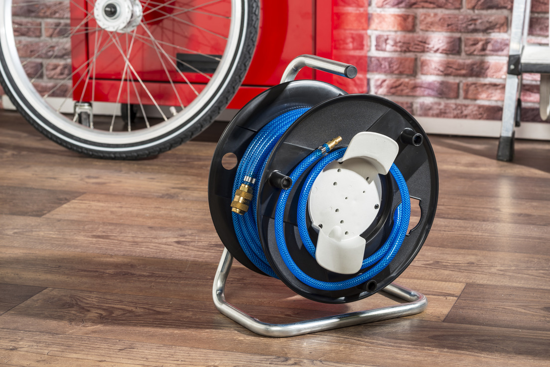 Siro-Reel Air Druckluft Schlauchtrommel mit Druckluftschlauch 3/8 Zoll Siro-Reel Air Druckluft Schlauchtrommel mit Druckluftschlauch 3/8 Zoll