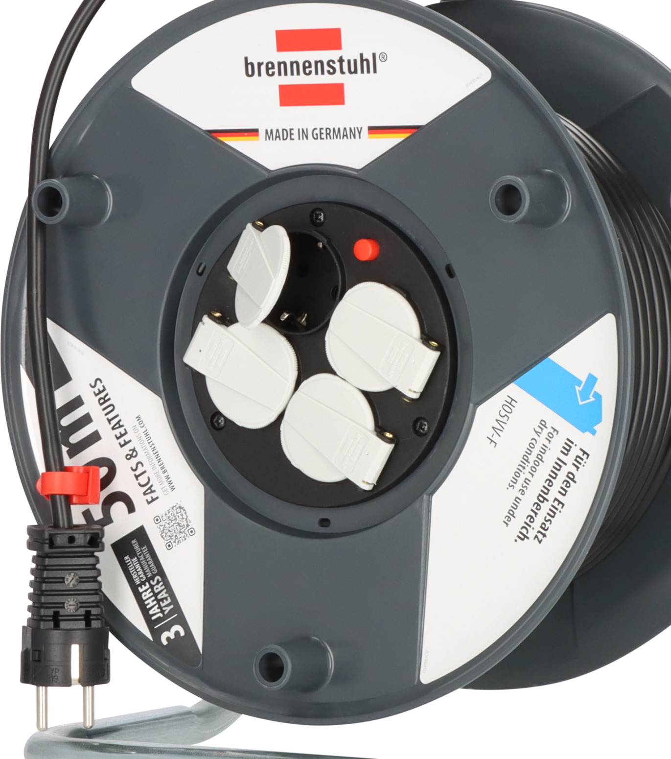 Kabeltrommel 50m Kestek Stahlblech Kabeltrommel Kabelrolle