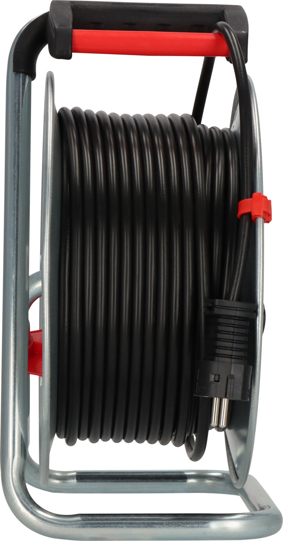 Chacon Kabeltrommel Mit 4 Steckdosen | 10 Meter | 16A | 3500W | Für Innenbereich | Praktischer Aufroller