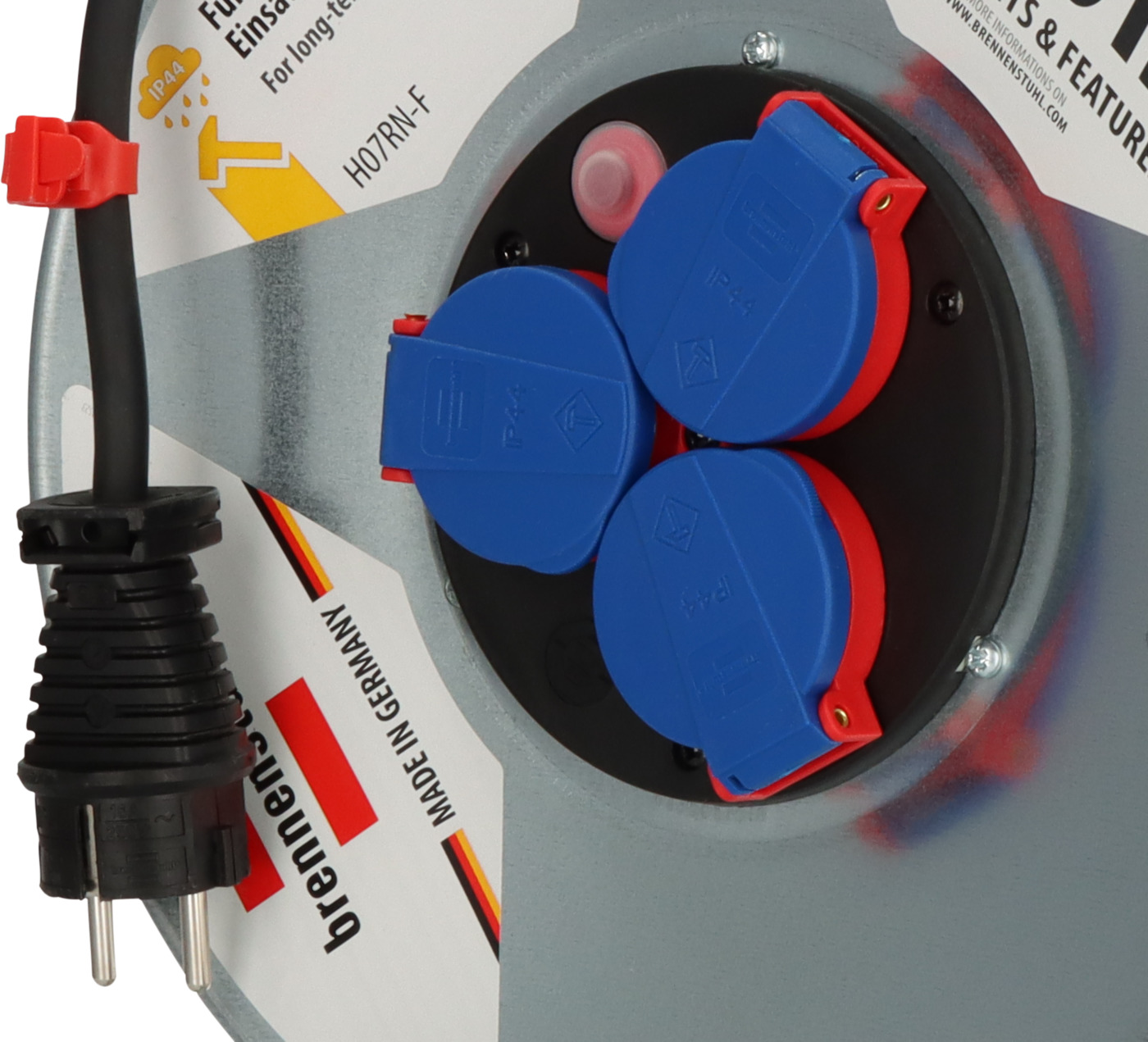 As-Schwabe PROFI-Kabeltrommel 40m - H07RN-F 3G1,5 Für Baustelle & Gewerbe