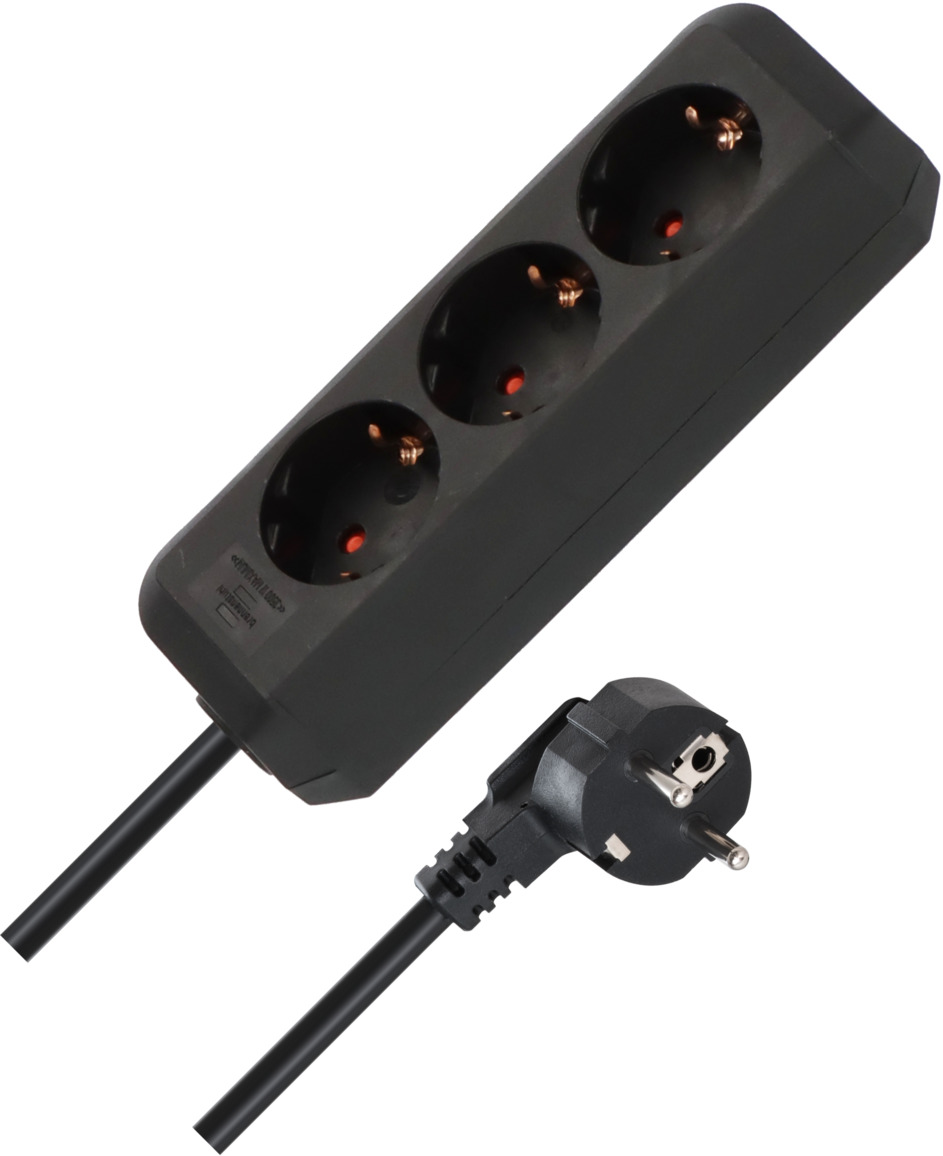 Brennenstuhl Eco-Line Steckdosenleiste 3-Fach mit