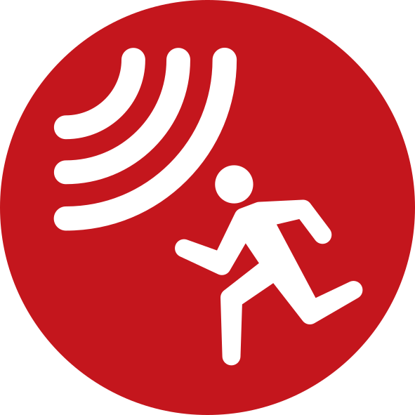 Halogenstrahler H 150 IP44 mit Infrarot-Bewegungsmelder 120W 2216lm