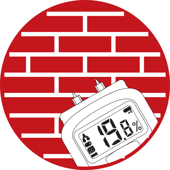 Hikeren Feuchtigkeitsmesser Wand Feuchtigkeits-Detector mit Licht