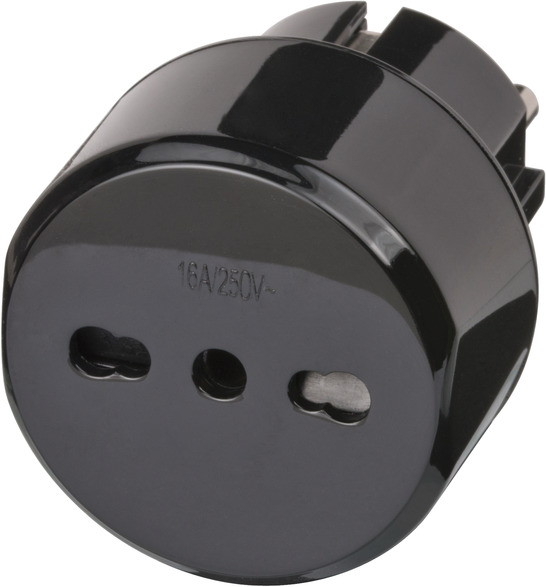 Reisestecker Italien Schutzkontakt Brennenstuhl