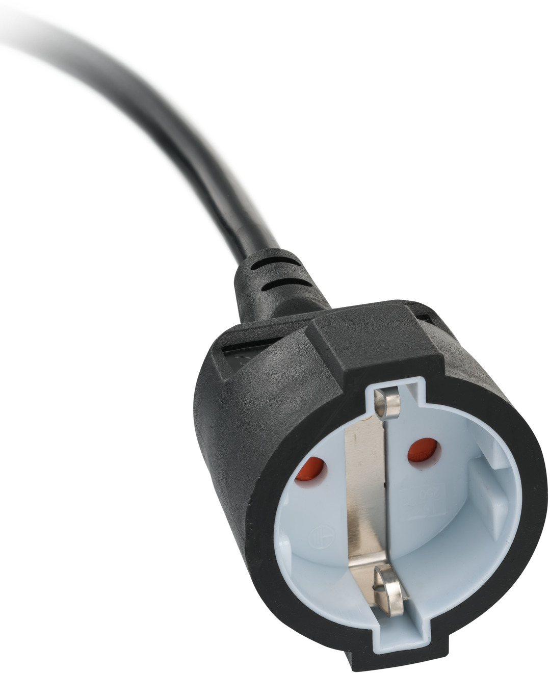 Produktbild von Brennenstuhl Verlängerungskabel 2 M Mit Flachstecker – Kunststoff, Schwarz, IP20, 1-polig