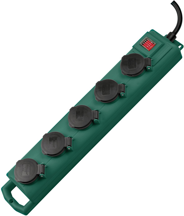 Super Solid Sl 554 De Ip54 Garten Steckdosenverteiler 5 Fach 5m