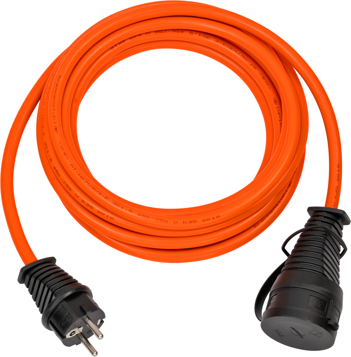 AT-N07V3V3-F Verlängerungskabel IP44 orange brennenstuhl® 3G1,5 5m | BREMAXX