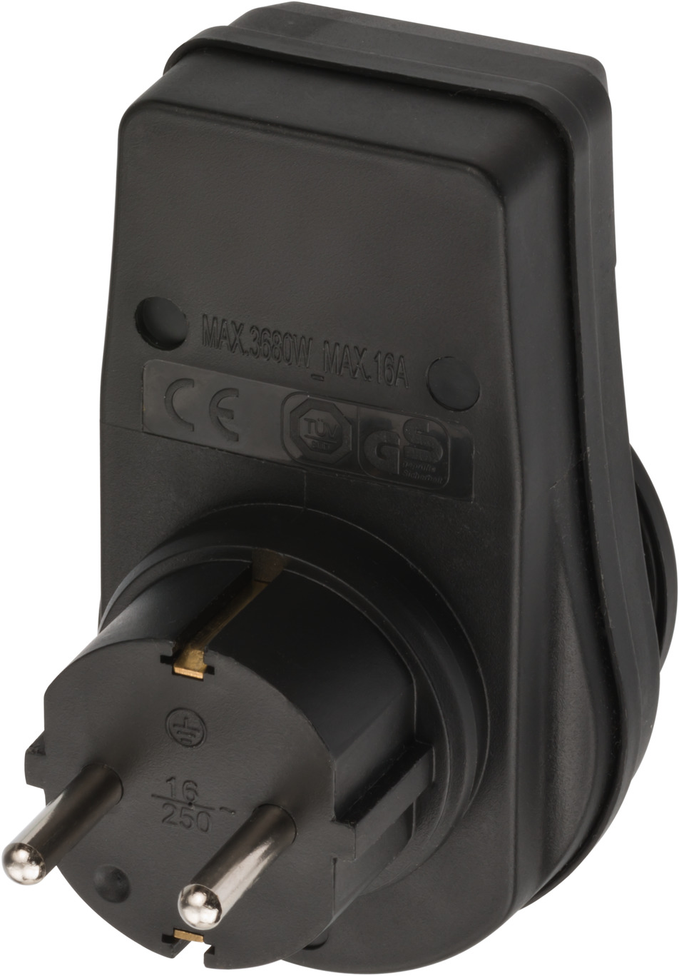 Steckdosenadapter EDS 10 IP44 mit Ein/Aus Schalter für den