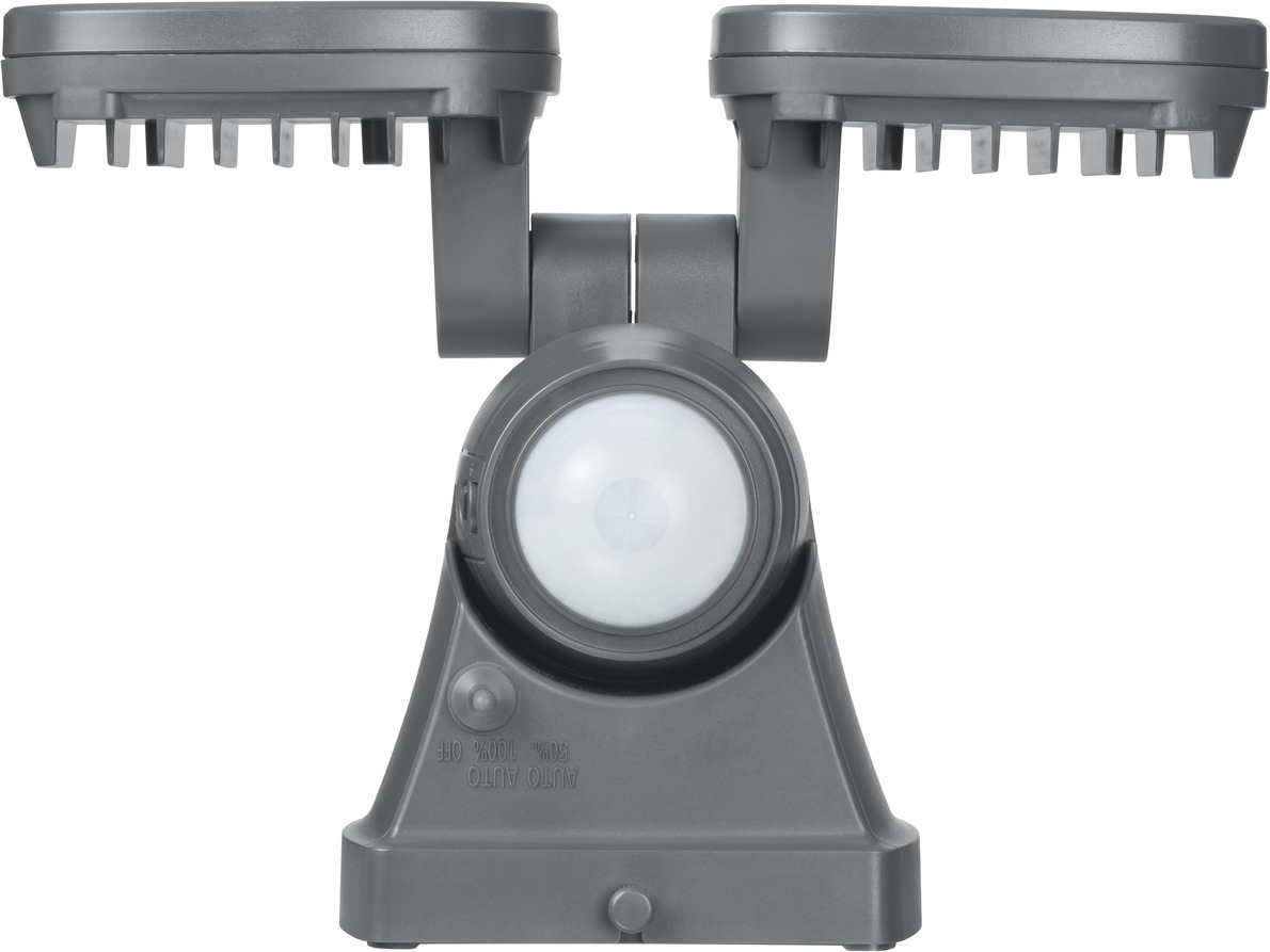 Batterie LED Strahler LUFOS 420 mit Infrarot-Bewegungsmelder IP44 2x240lm