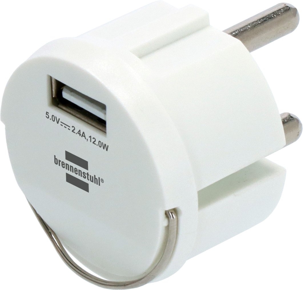 USB Steckdosenadapter 2,4A weiß