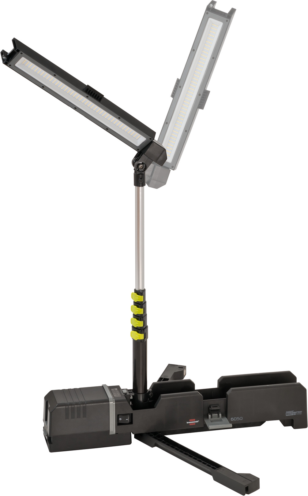 IP54 LED brennenstuhl® | MA, 6050 Arbeitsstrahler Teleskop Multi Battery 7700lm, Akku