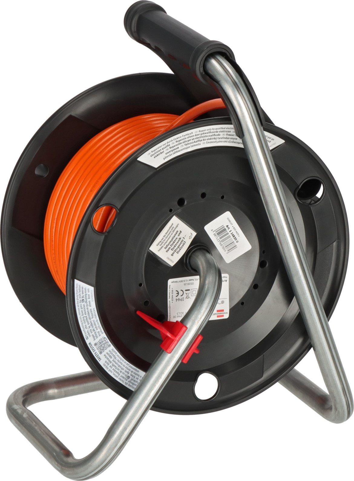 Mit praktischer Trommelbremse