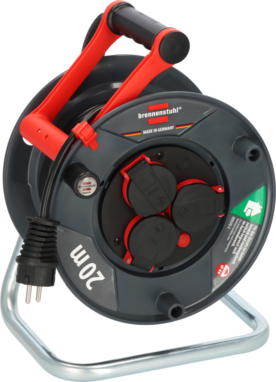 Brennenstuhl Garant S V2 Kabeltrommel 25 M Orange IP44 + Safe-Box – Made In Germany