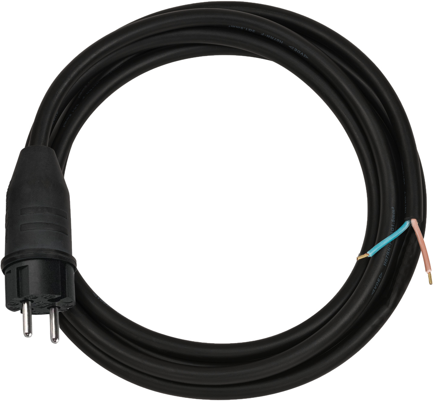Easy Connect rallonge 1m H07RN-F 2x1,5mm² noir