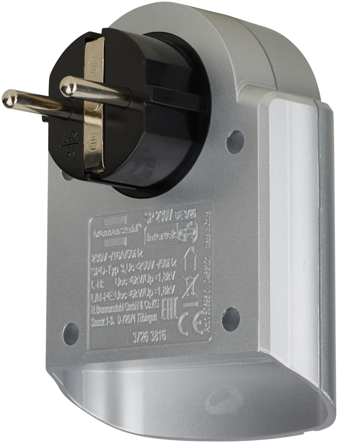 Adattatore Protezione Sovratensione Brennenstuhl 13.500A - Con Presa Sicura - Foto 6