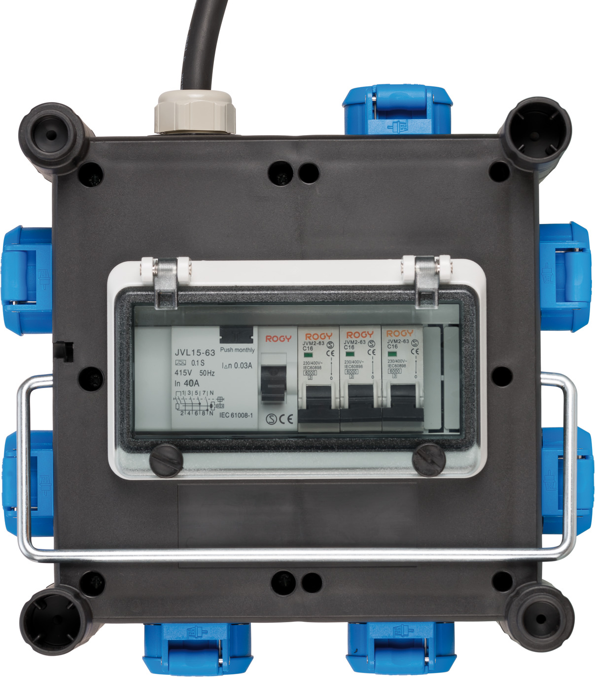 Compact power distributor BSV 3FI / TPE 2m H07RNF5G2.5 7x230V