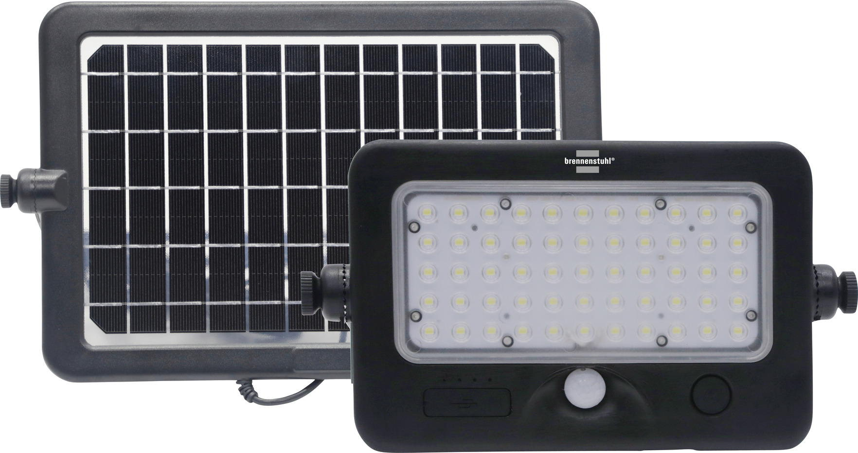 Multifunctional solar led flood light outlet