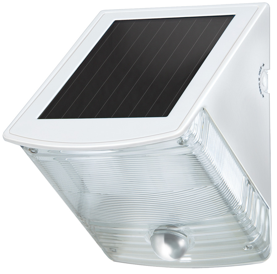 Solar Led Wall Lamp Sol 04 Plus Ip44 With Pir Sensor 2xled 0 5w 85lm Colour Grey White Brennenstuhl Solar Led Wall Lamp Sol 04 Plus Ip44, Solar Led Outdoor Lights