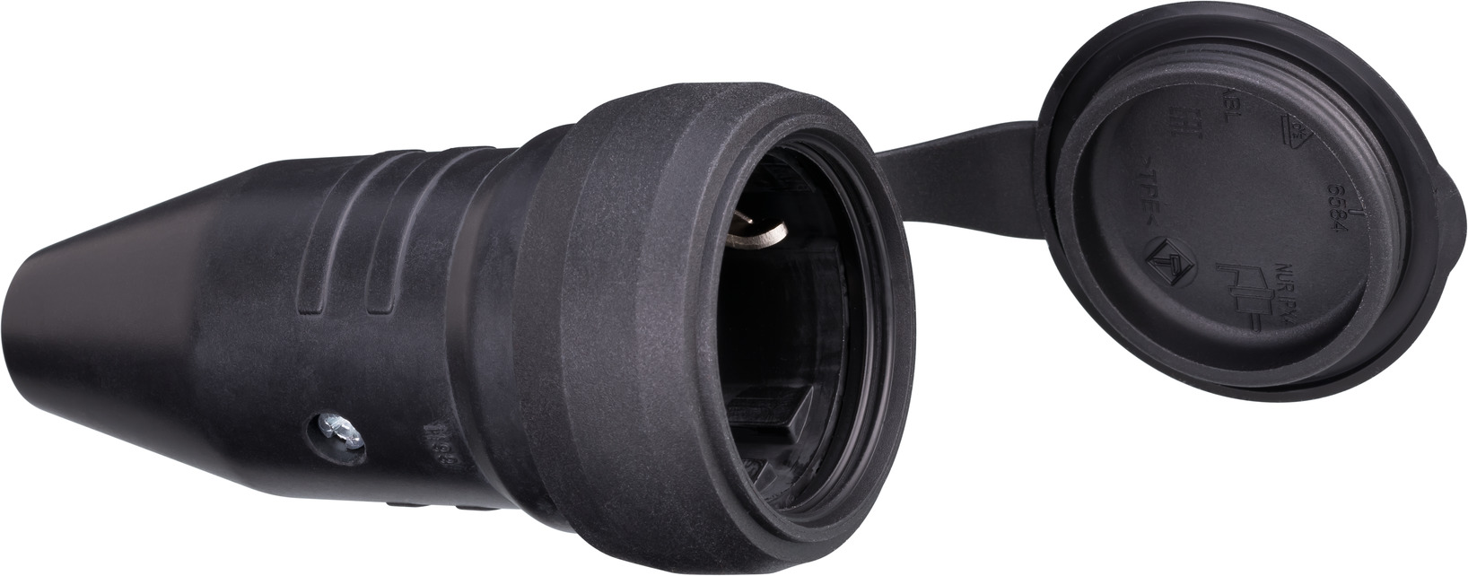 Earthing contact system rubber coupling 230V/16A IP44 | brennenstuhl®