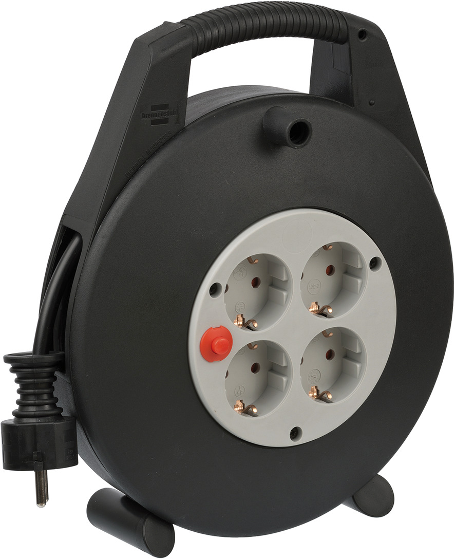 Brennenstuhl Rallonge en Plastique 10 A 2 m Noir H05VV-F 3G1,0 *IT*