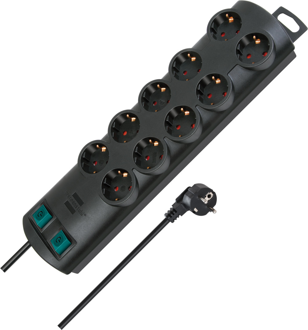 Brennenstuhl Gele Stekker Met Differentiaalbescherming 10 MA  IP55 Voor Kabel 3g1 5 En 3g2 5 688435395