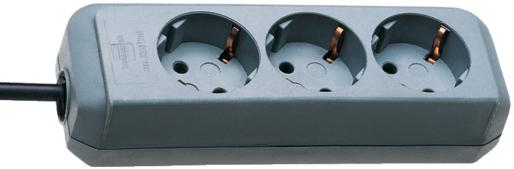 Brennenstuhl-Line Socket 3-Fold With Switch And 1,5m Cable NEW