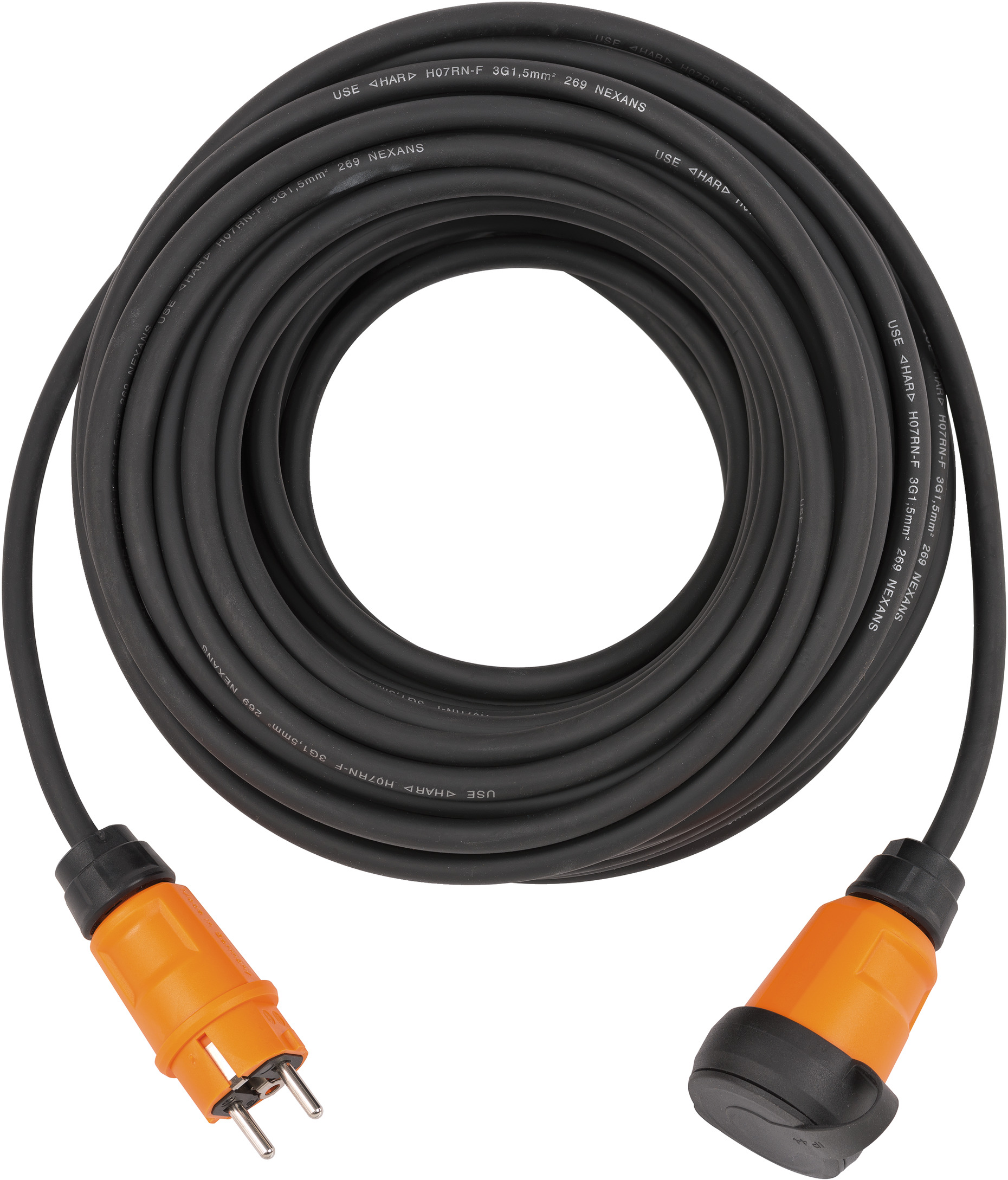 een Conciërge Ster professionalLINE Extension Cable VN 1100 IP44, 10m black H07RN-F 3G1.5 |  brennenstuhl®