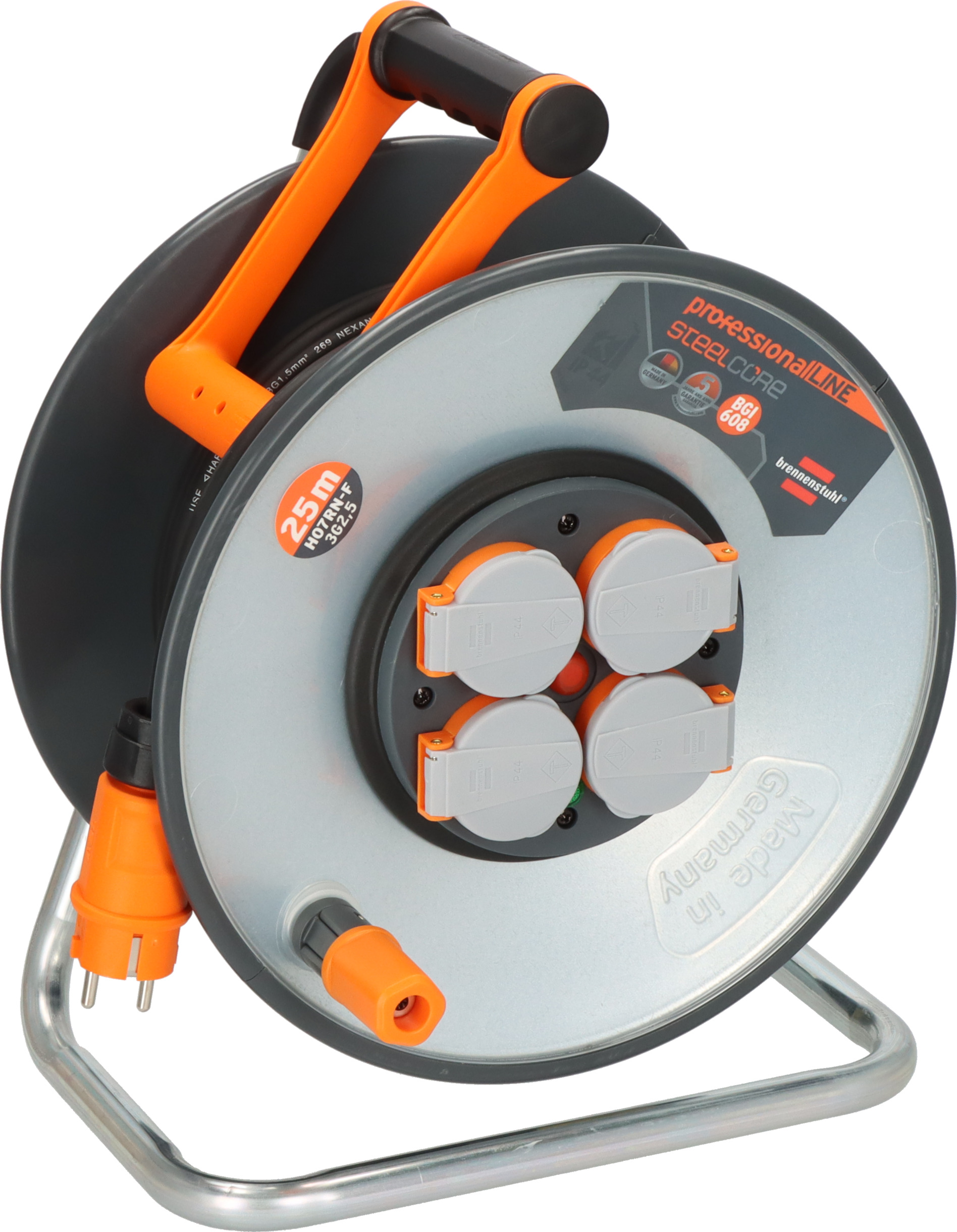 professionalLINE SteelCore Cable Reel SC 2200 IP44 25m H07RN-F 3G2.5