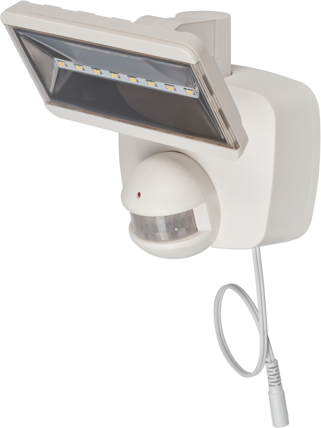 white brennenstuhl® LED | 800 Light with detector IP44 infrared Solar SOL motion