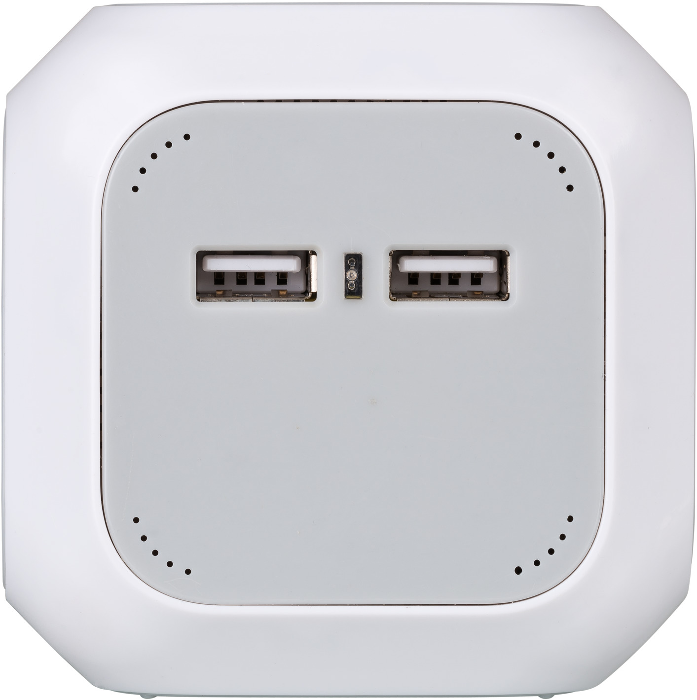 ALEA-Power USB-Charger socket cube 4-fold, 1.4m H05VV-F 3G1