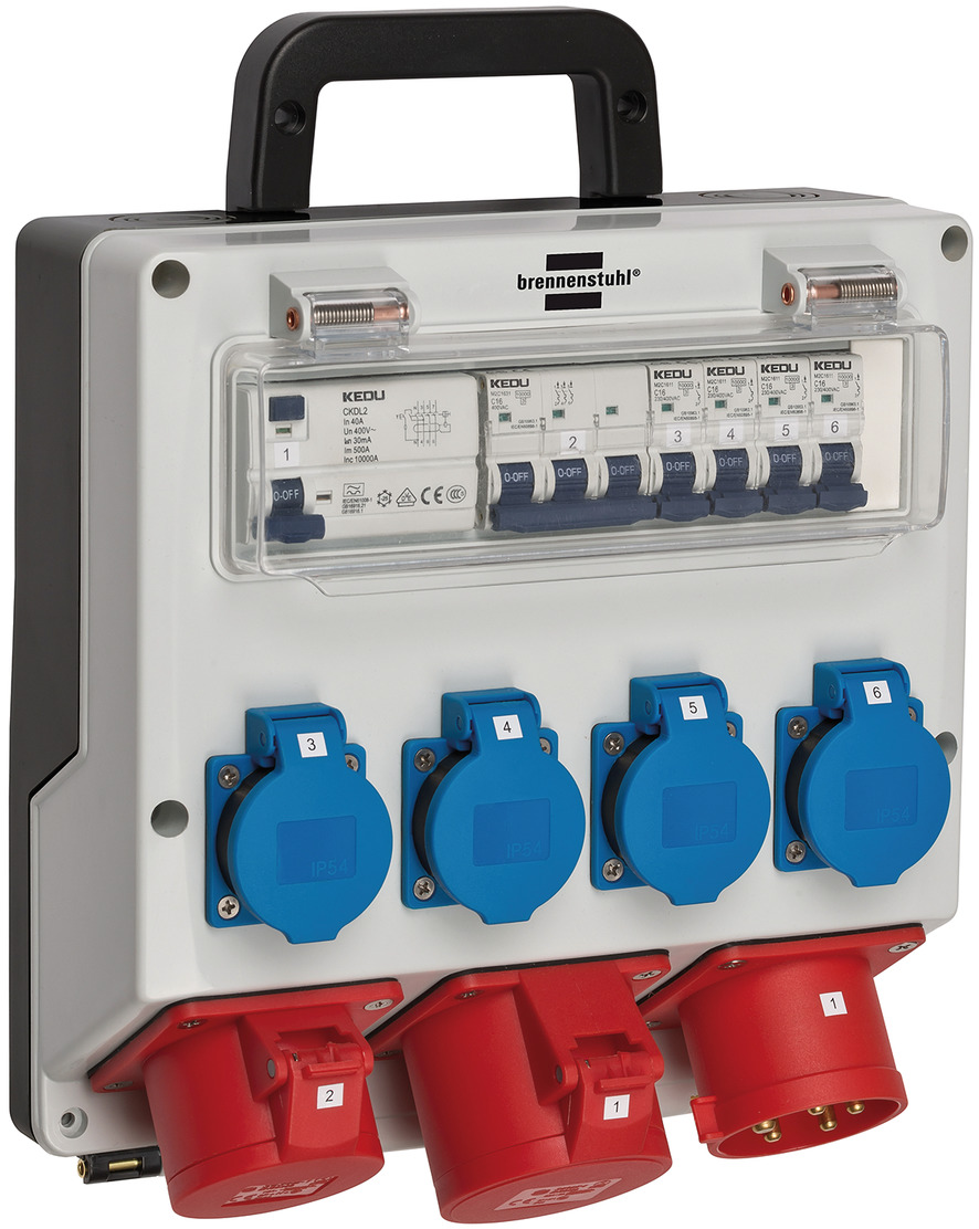 Electrical outlet distribution box