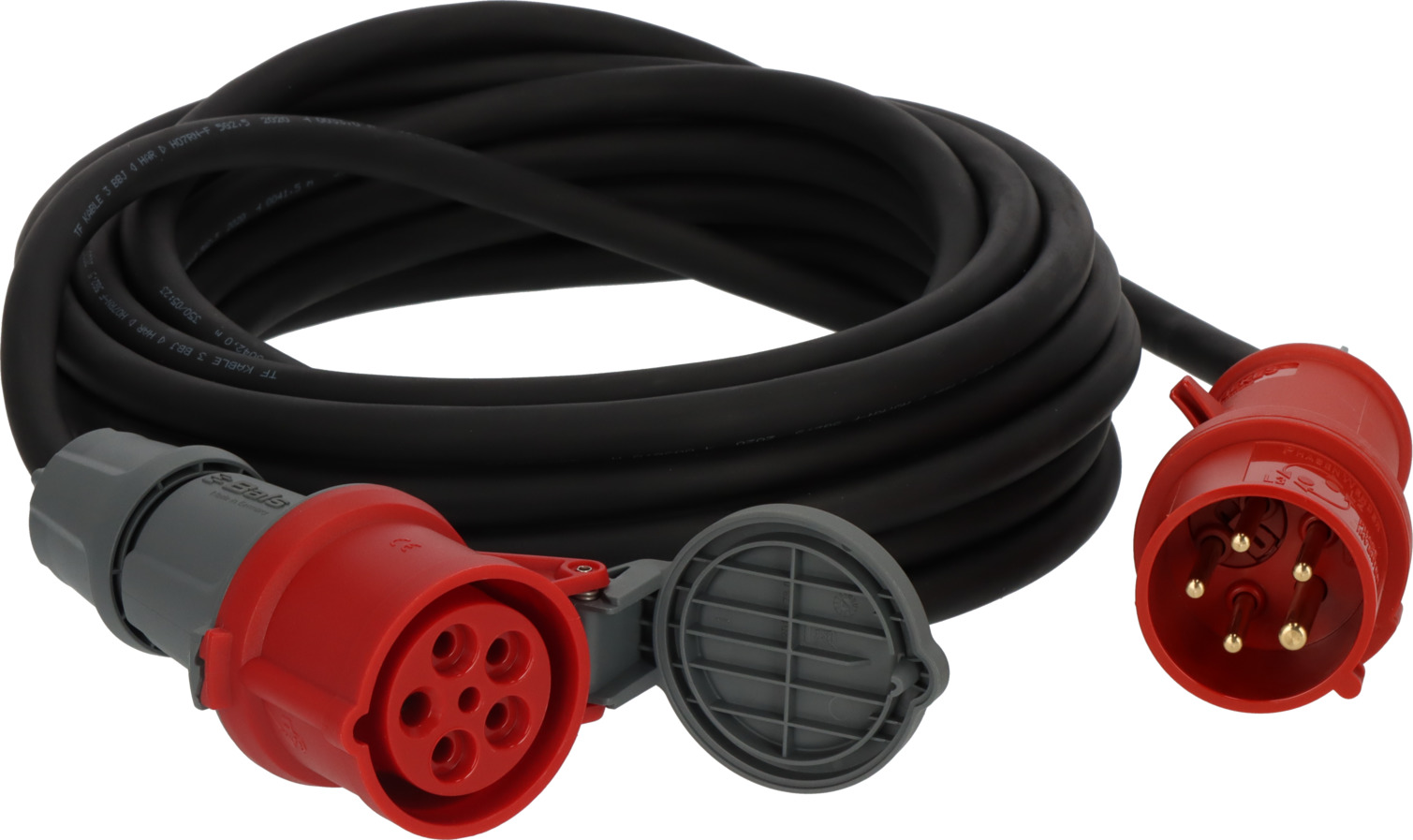 ENECEN 1182201 aansluitkabel 230V/16A IP44 rubber H07RN-F 3x2,5 mm² met massief rubberen stekker/vrij uiteinde 1m ENECEN 1182201 aansluitkabel 230V/16A IP44 rubber H07RN-F 3x2,5 mm² met massief rubberen stekker/vrij uiteinde 1m