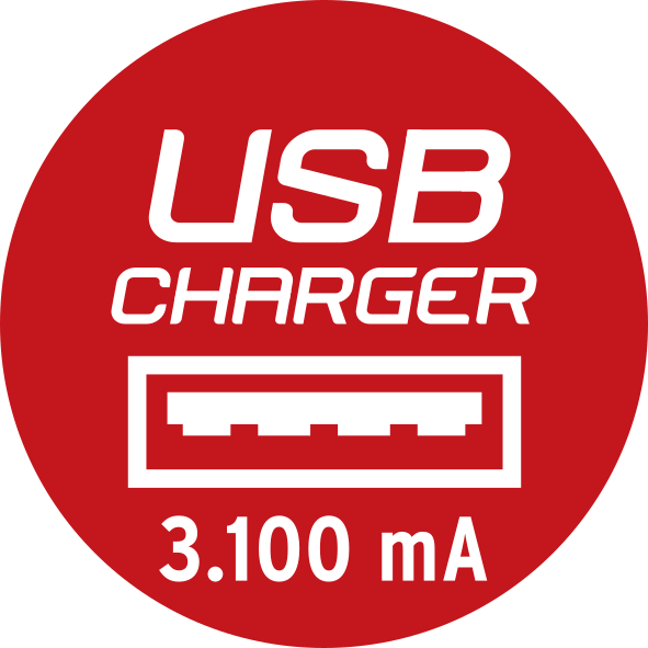 brennenstuhl®estilo USB multi charger with 1.5m textile cable 4x