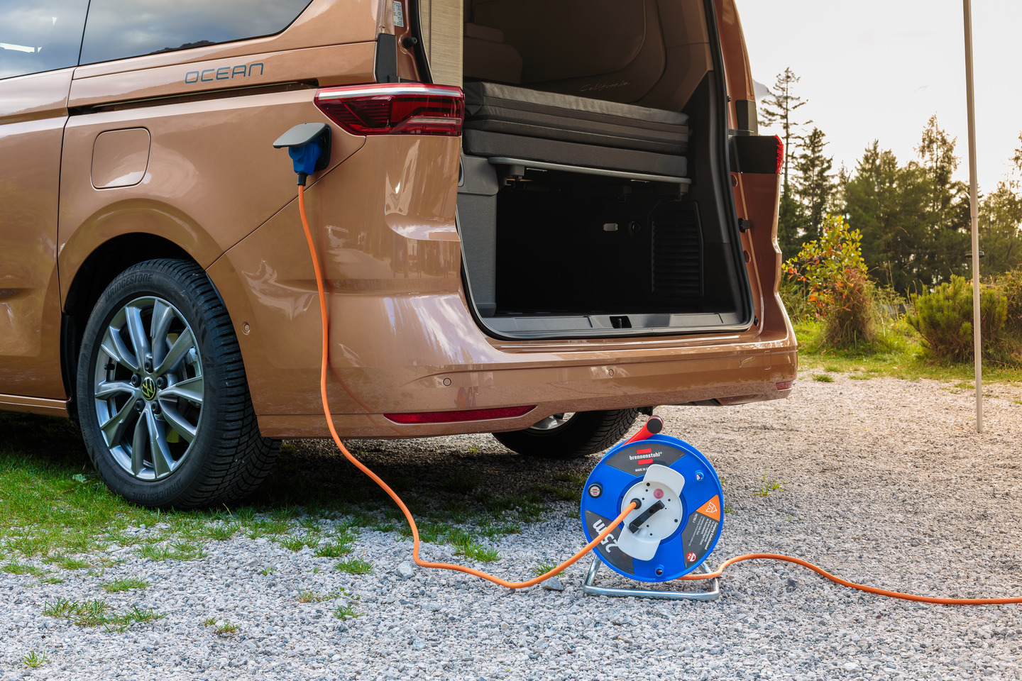 The right cable length on the campsite