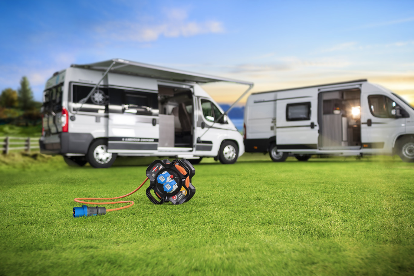 The right cable length on the campsite