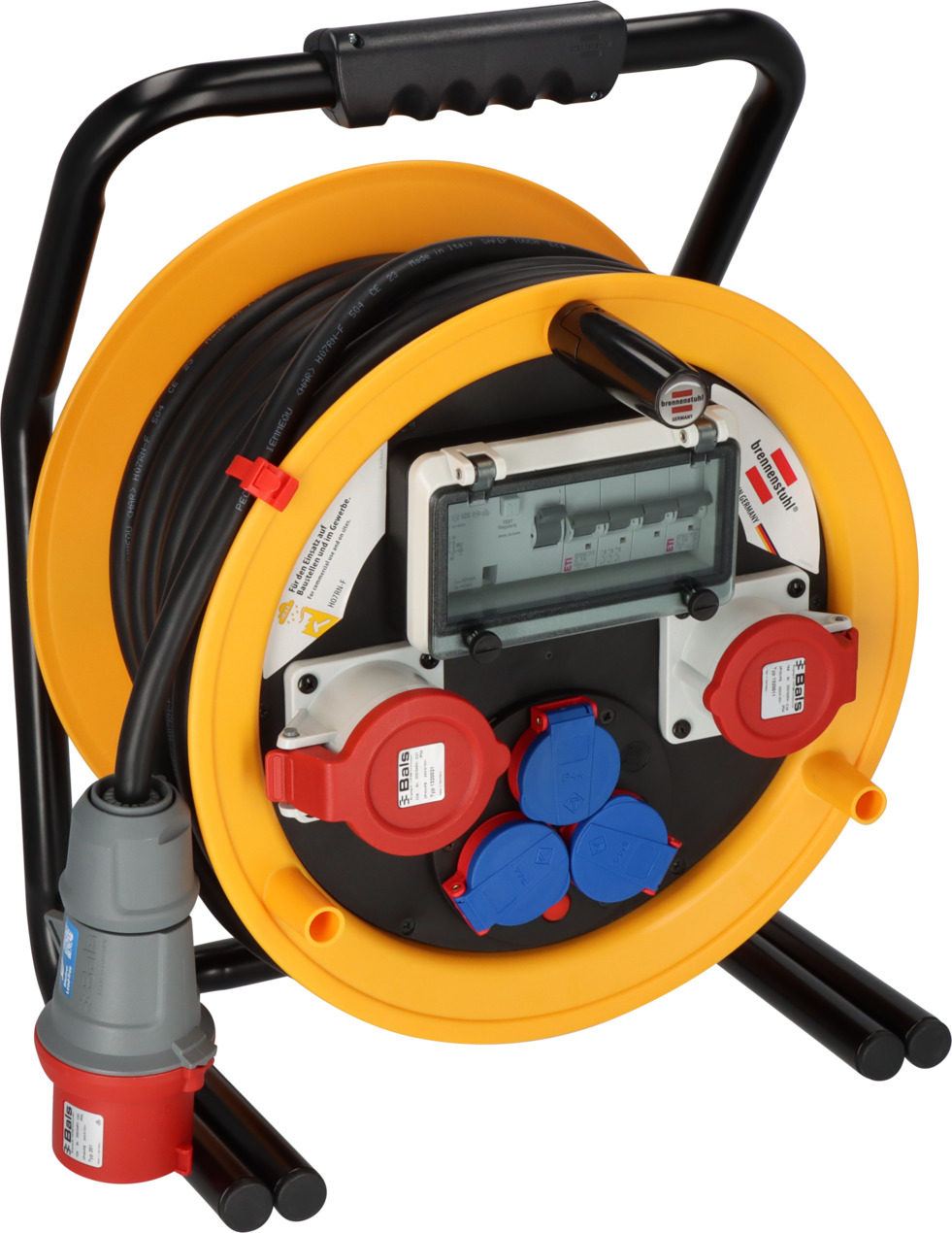 Professional Brobusta CEE 2 FI IP44 cable reel 25m H07RN-F 5G4.0