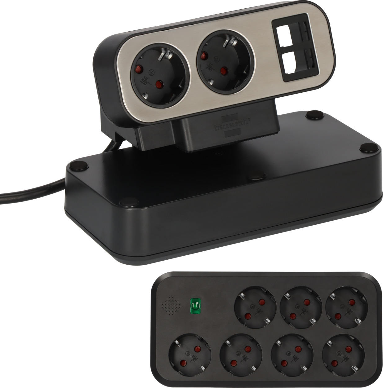 brennenstuhl®estilo Duplex Desktop Power Strip with surge 