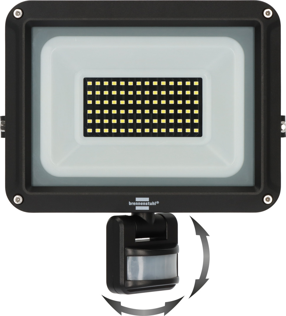 LED floodlight 5800lm, JARO 50W, brennenstuhl® motion with P | 7060 Infrared detector IP65