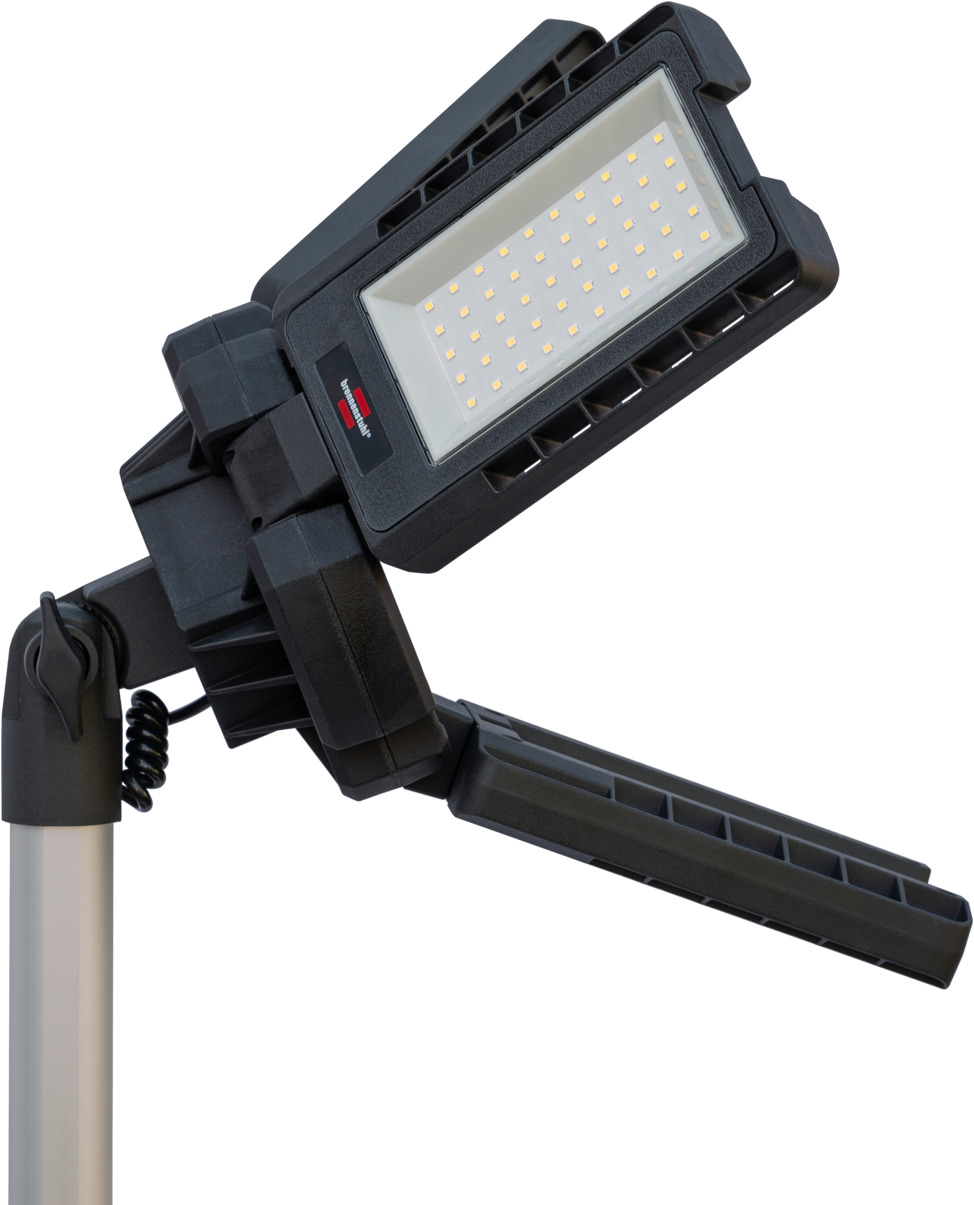 Brennenstuhl Jaro Mobile LED Spotlight 2050 M/LED Construction Spotlight For Outdoor Use IP65 Led Work Spotlight 20 W With 2 M Cable Led Construction Site Spotlight With Quick Release Lock - View #6
