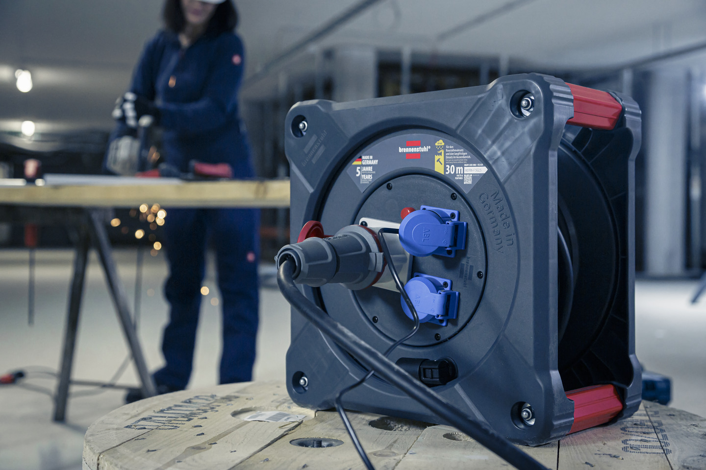 Prolunga CEE Schwabe 5m 400V/16A | Cavo H07RN-F 5G2,5 Nero Per Cantieri - Foto 11