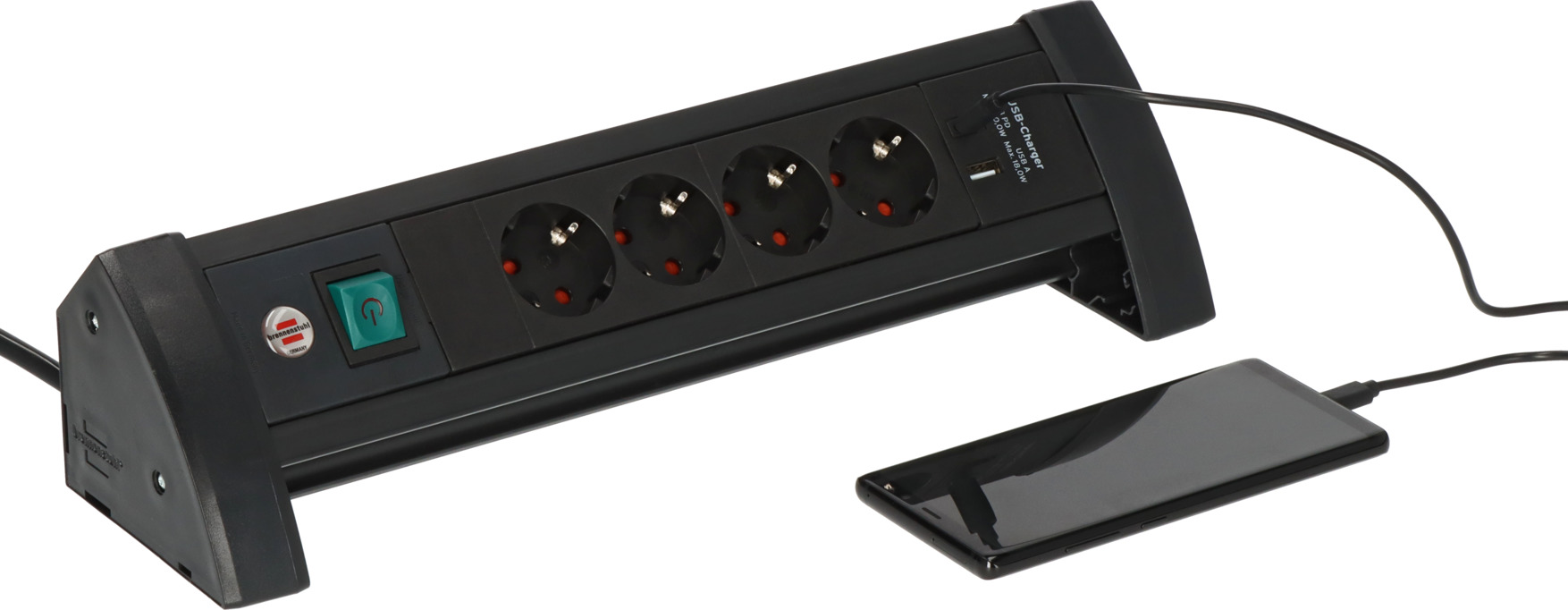 Comprar Online Regleta De Enchufes Brennenstuhl Eco-Line 6 Negro