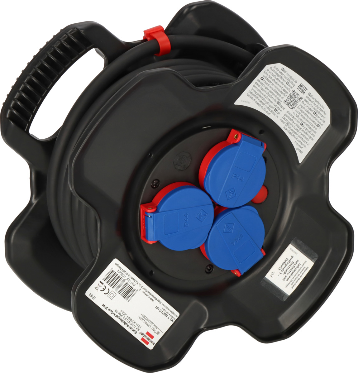 Rubber Cable Reel X-Gum IP44 10m H07RN-F 3G1.5 | brennenstuhl®