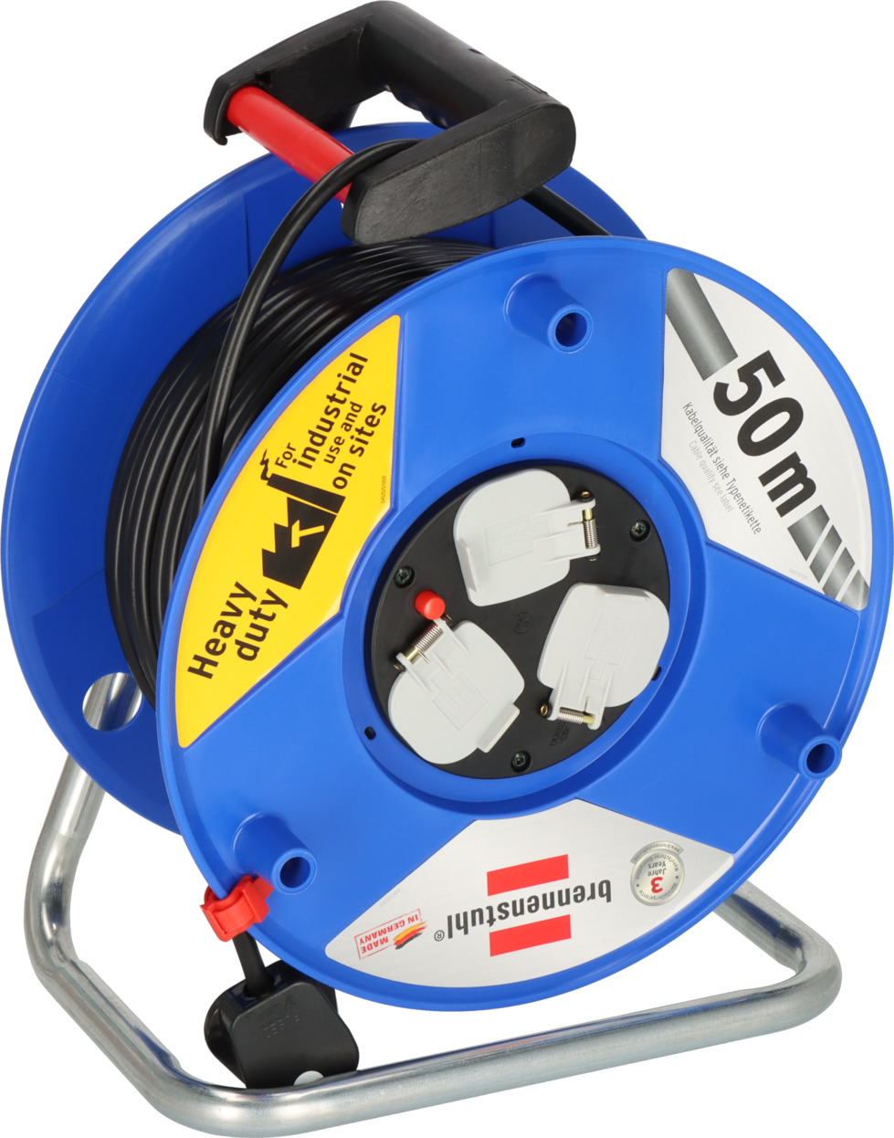 Garant cable reel 50m H05VV-F 3G1,5 *GB* | brennenstuhl®