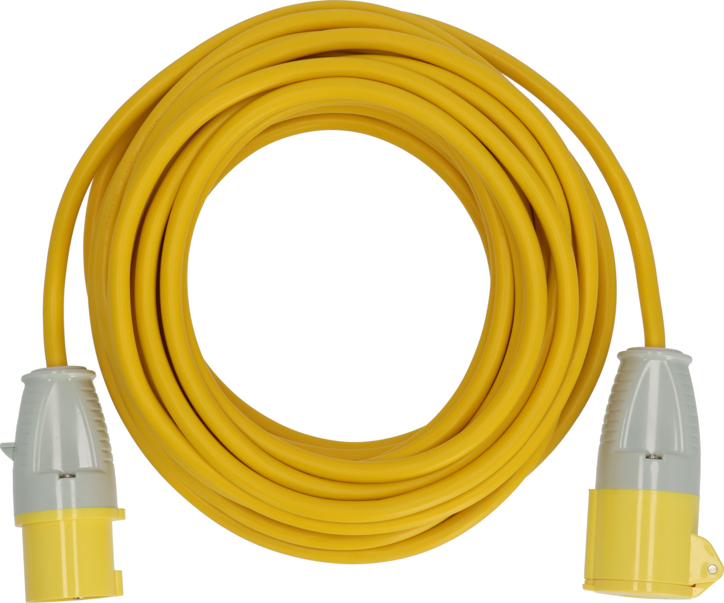 15m CEE Power Cable Extension – 16A 5x2.5mm² N07V3V3-F – Yellow, Heavy Duty