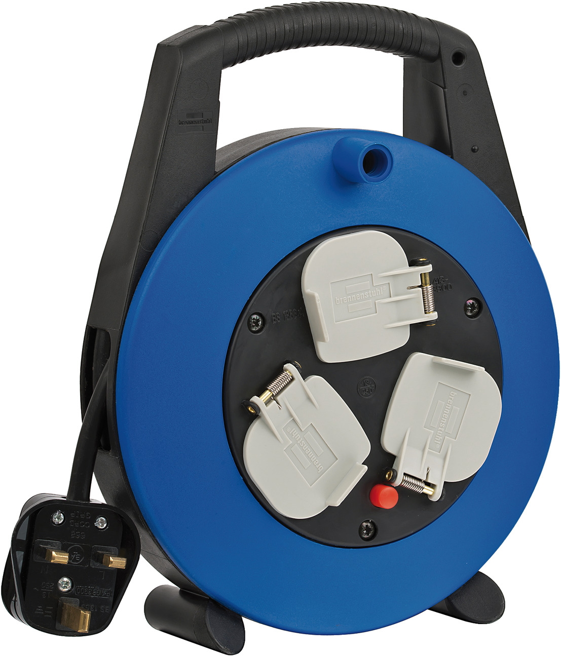 Vario Line Cable Box 3-way black/blue 5m H05VV-F 3G1,5 *GB* | brennenstuhl®