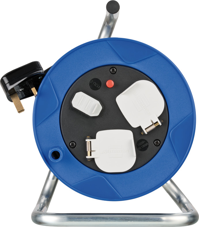 Compact AK 180 cable reel with USBcharger 15m H05VVF 3G1,5 *GB