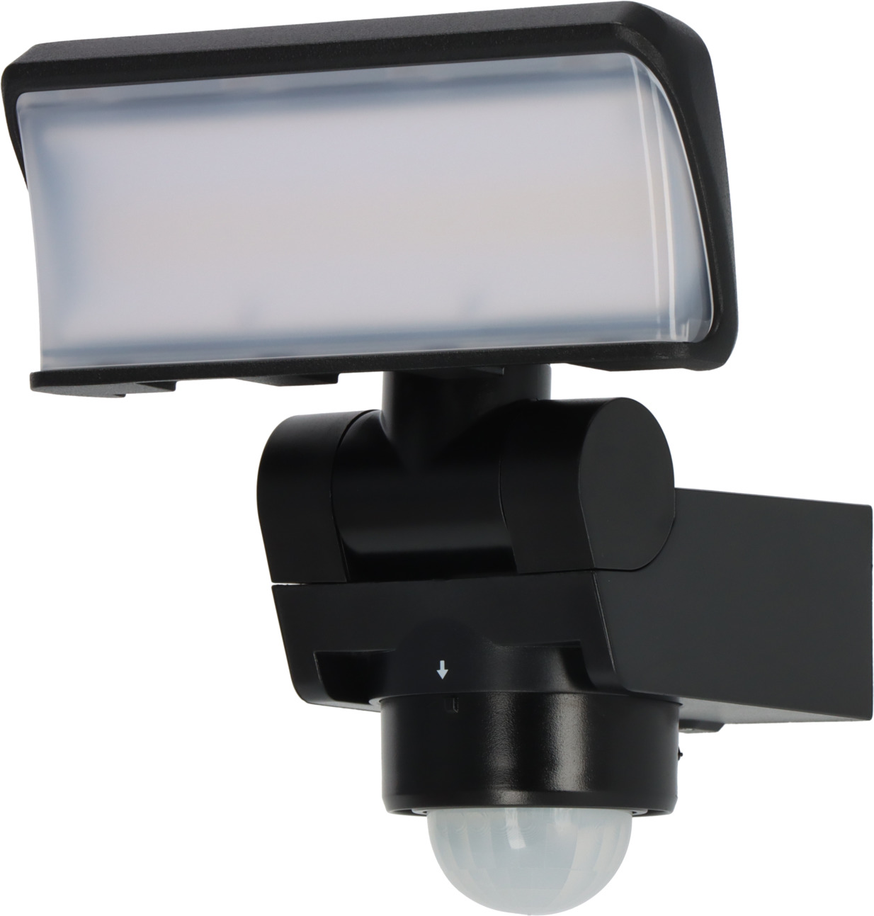180 Degree Motion Sensor Black Outdoor Security Light