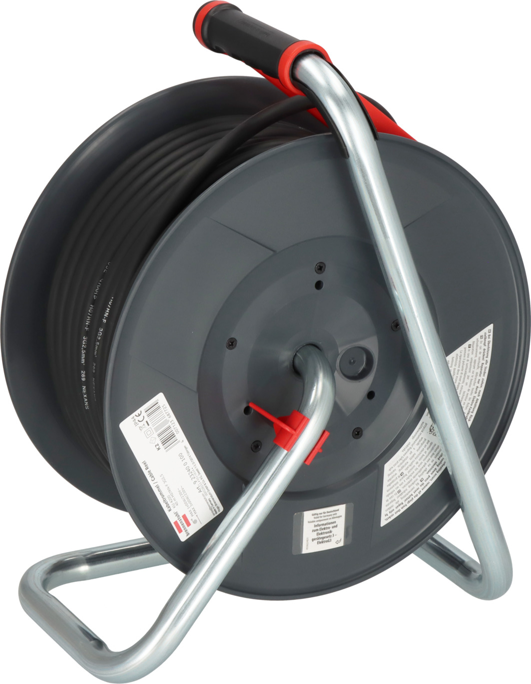 thumbnail image 2 of Brennenstuhl Extension Cable Reel – 5-15M, 3 Outlets, 13A, 240V – Made In Germany – 3-Year Warranty 2 of 3