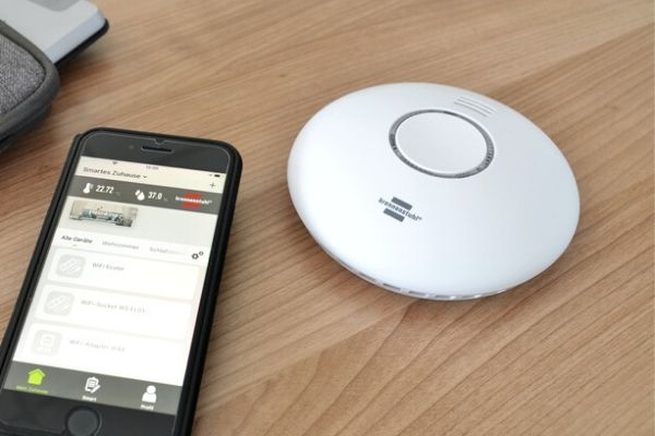 SMART HOME Sicherheit Starterpaket App gesteuert mit 3x Rauchmelder vernetzbar 
